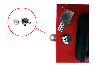 Locker con cerradura bloqueo de leva