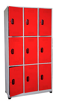 Locker Metálico 9 Compartimentos