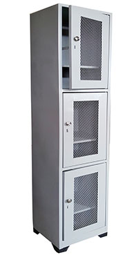 Locker puertas en malla